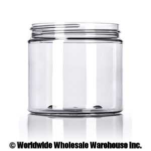 16oz Round Clear Jar 89-400 | Bulk Wholesale Quantities