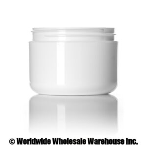 8oz Round White Jar 89-400 | Bulk Wholesale Quantities
