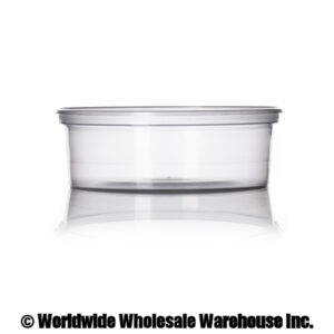8oz Round Clear Tub | Bulk Wholesale Quantities
