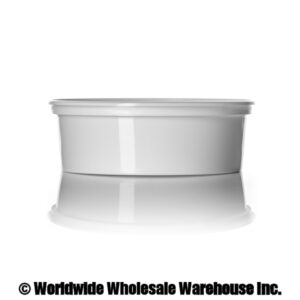 8oz Round White Tub | Bulk Wholesale Quantities