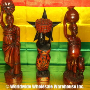 Wholesale African Women Statues | 100% Hand-Made & Authentic