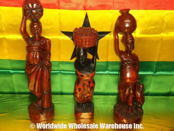 Wholesale African Women Statues | 100% Hand-Made & Authentic