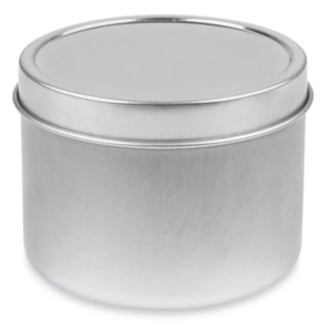 6 oz Deep Metal Tin Containers